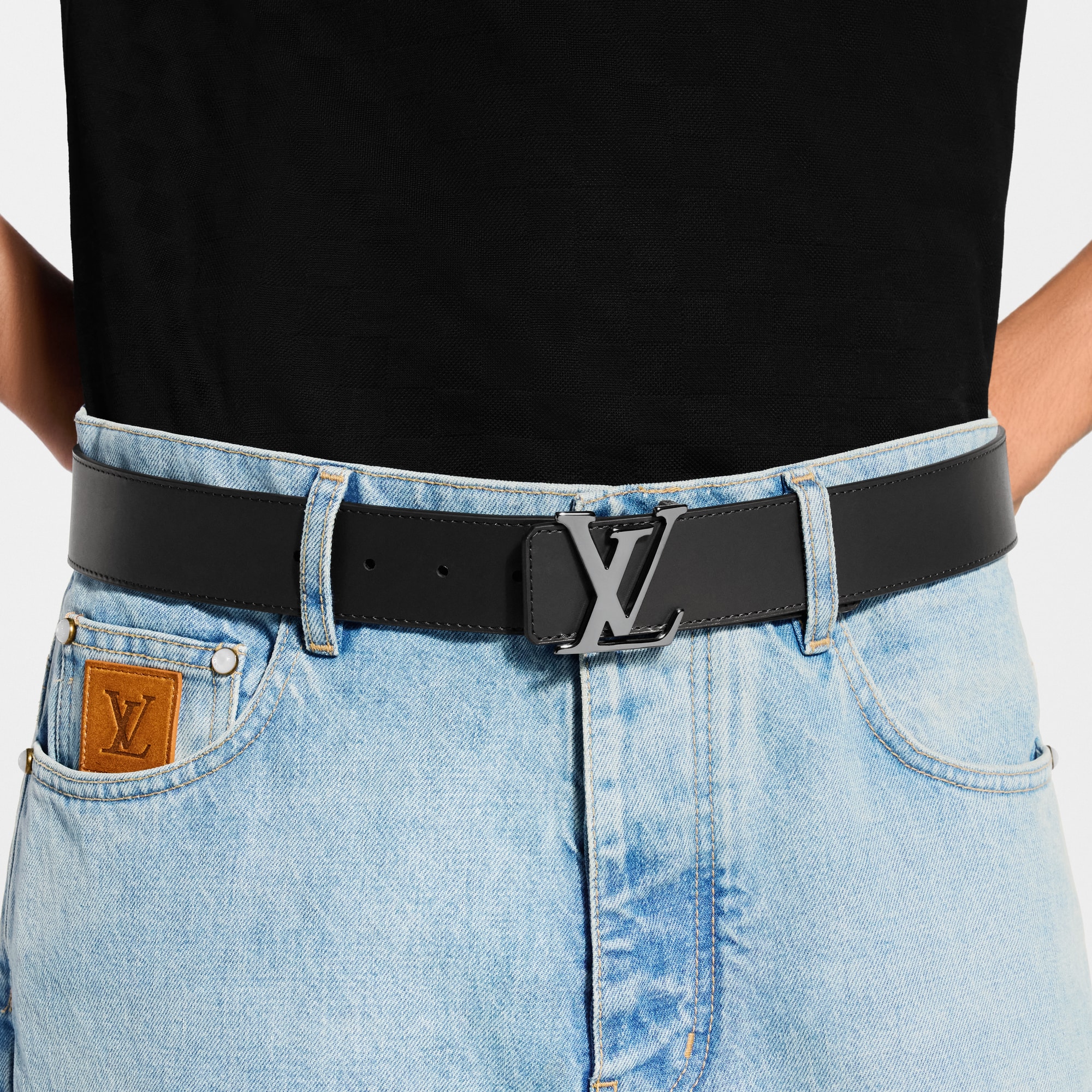 LV Initiales 40mm Reversible Belt Damier Graphite Canvas - Holiday
